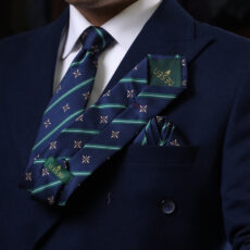 ست کراوات و دستمال جیب مردانه نسن مدل V6