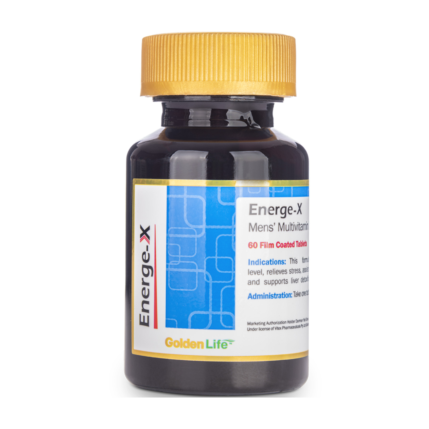 قرص انرژکس گلدن لایف بسته 60 عددی