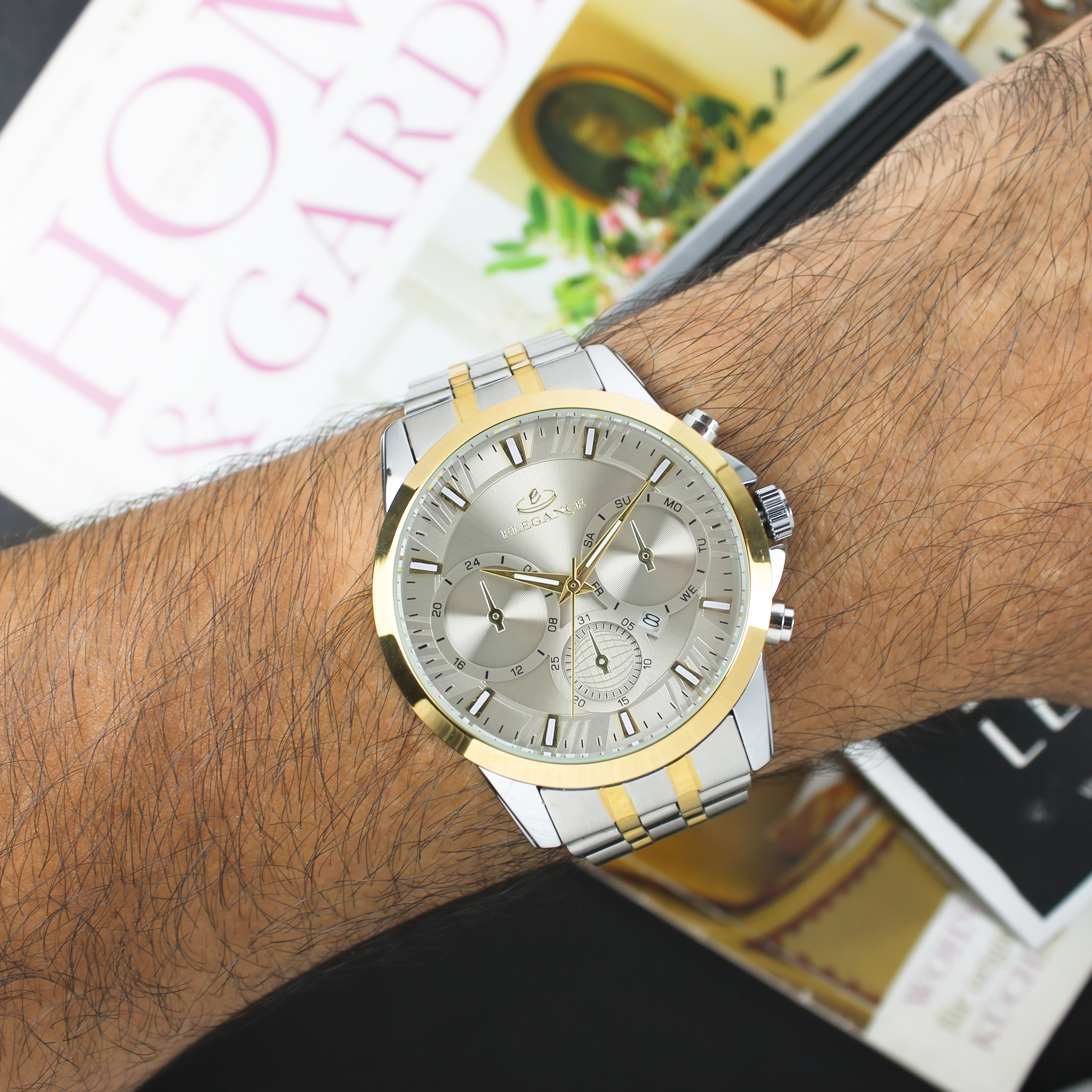 ساعت مچی عقربه‌ای کوارتز مردانه الگانس مدل EMDONJ8210