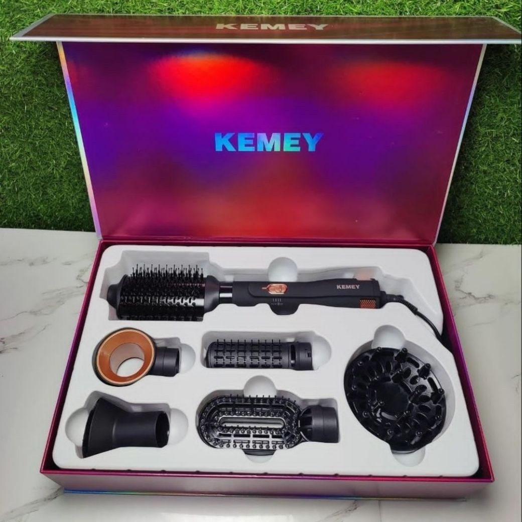 سشوار برس دار حالت دهنده کمی مدل CFJ-KM-9205