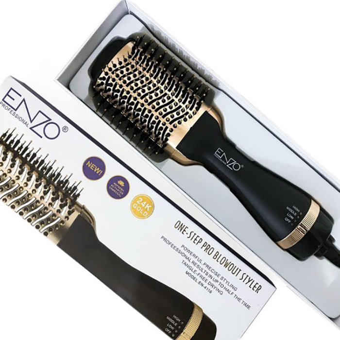 سشوار برس دار حالت دهنده انزو پروفیشینال مدل EN-4116