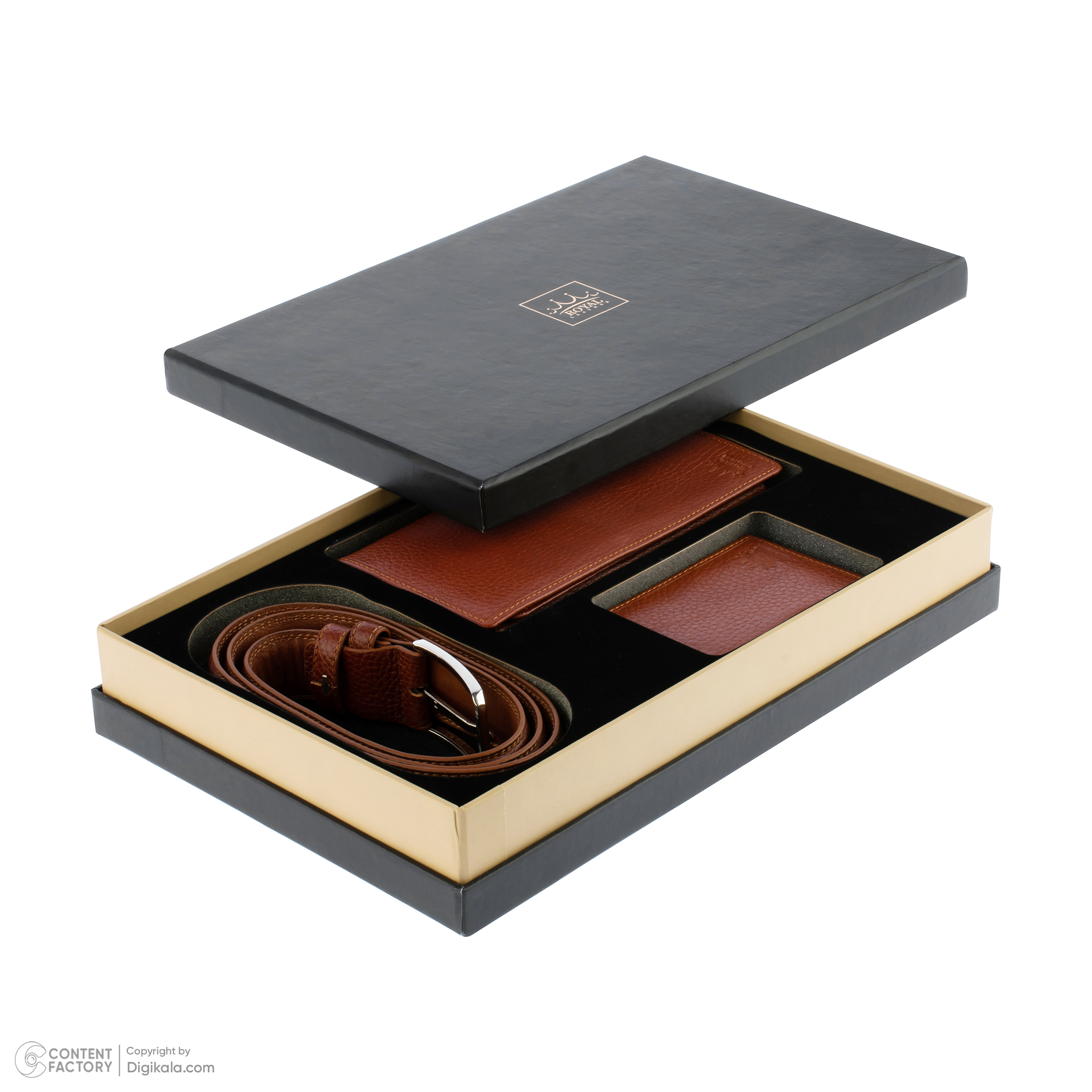 ست هدیه مردانه رویال چرم مدل SL13.1