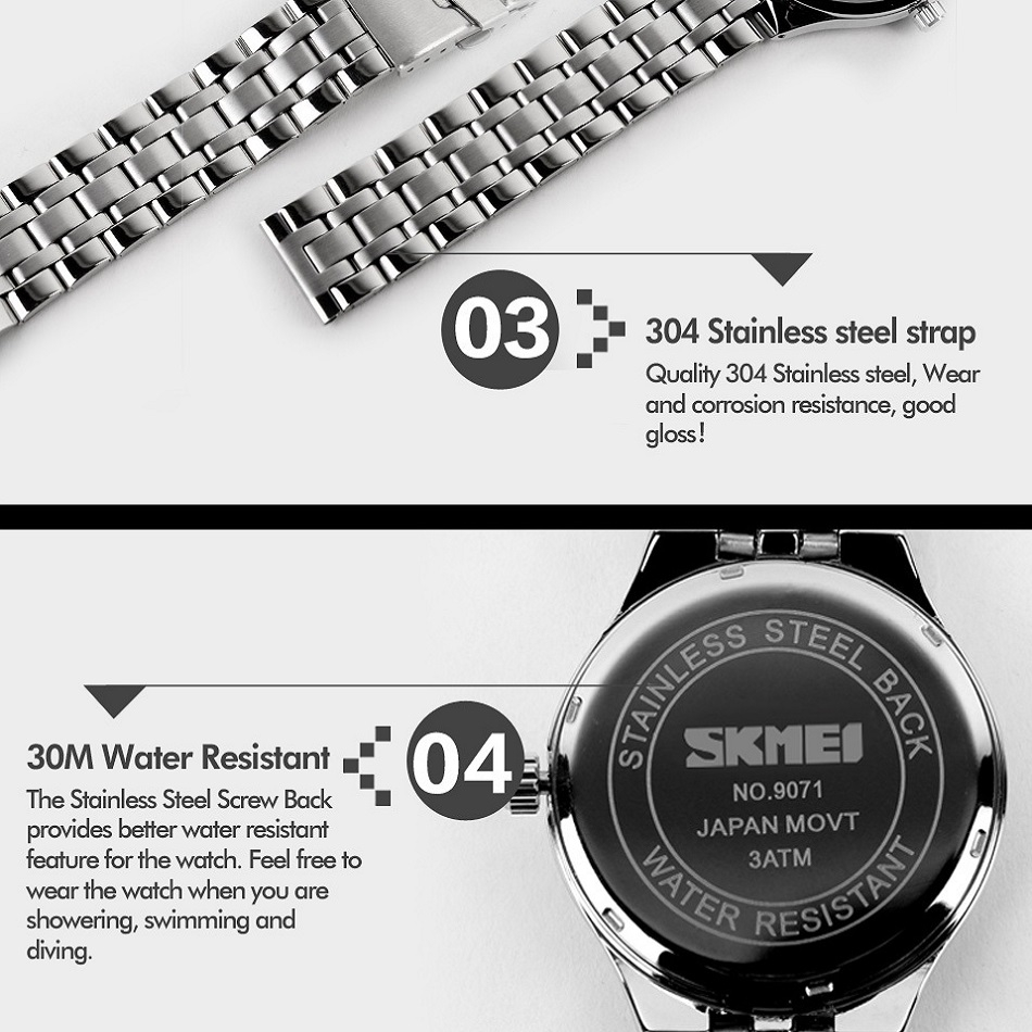 ساعت مچی عقربهای مردانه اسکمی مدل 9071