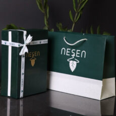 ست کراوات و دستمال جیب مردانه نسن طرح آکسفورد مدل SH9