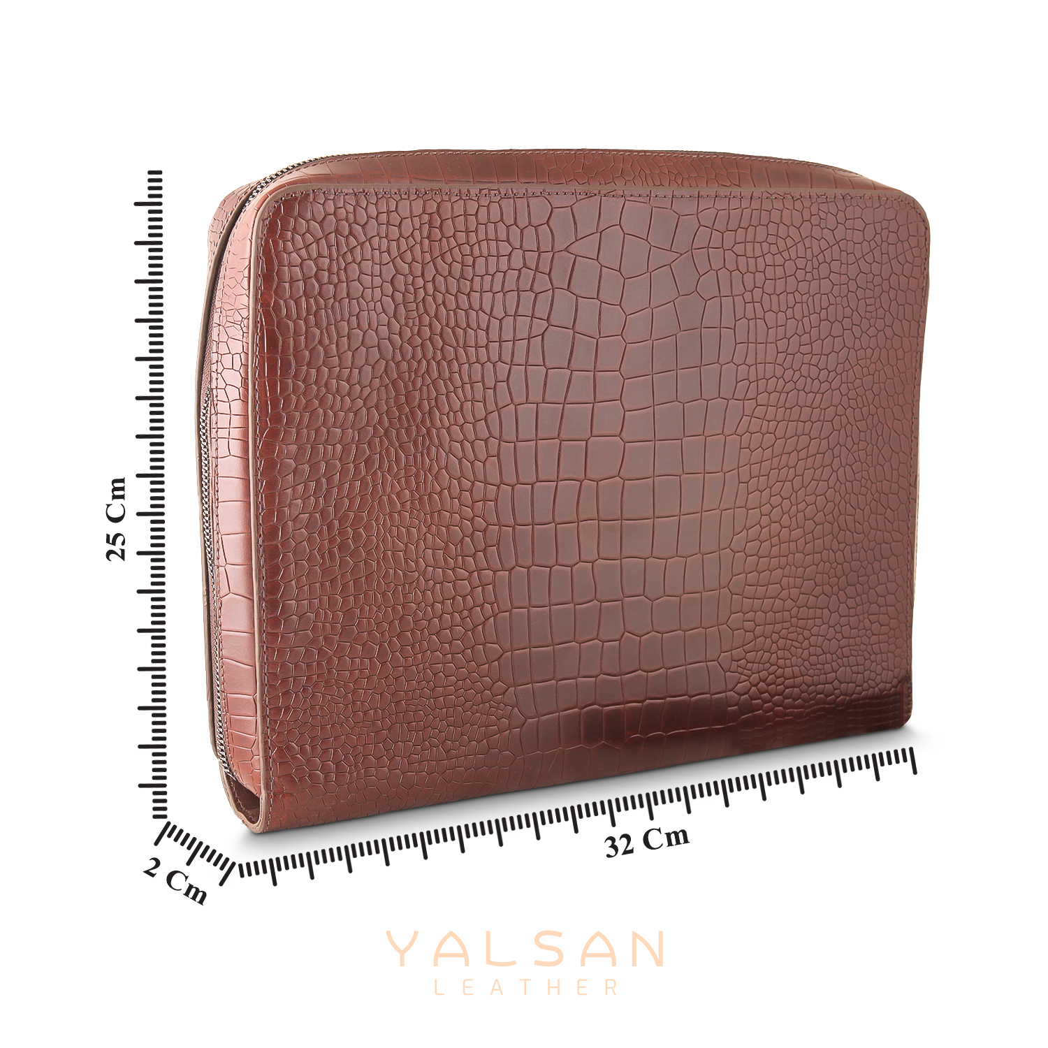 کیف اداری مردانه چرم یلسان مدل کلاور کد 113-PRM-03