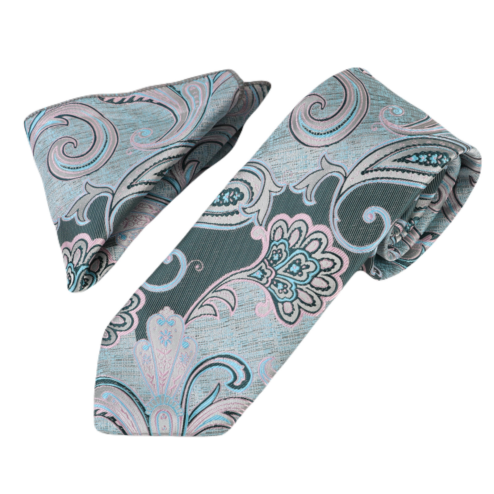 کراوات و دستمال جیب مردانه نسن مدل V35