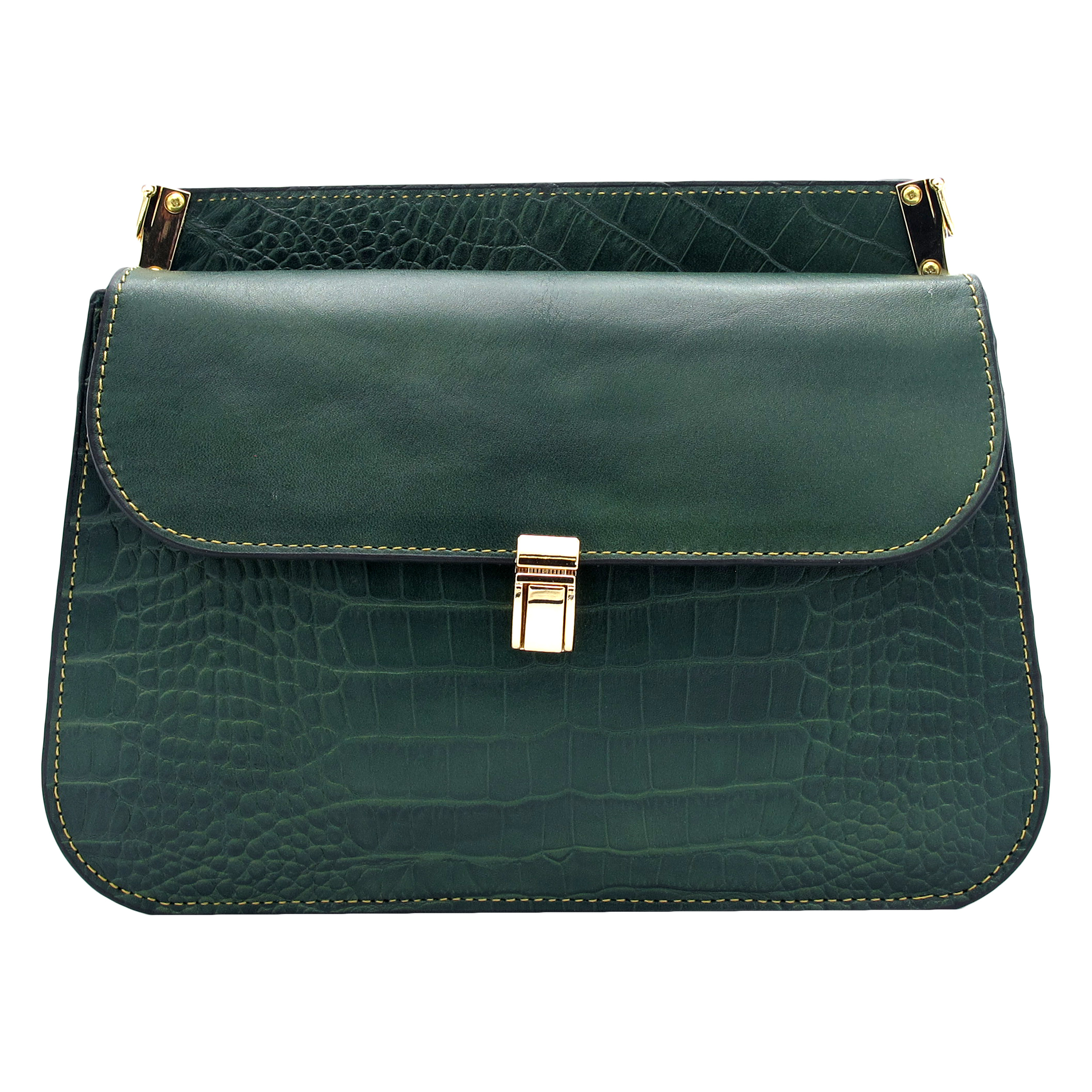 کیف دوشی زنانه مدل چرم طبیعی کد FTH116C