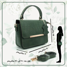 کیف دوشی زنانه مدل چرم طبیعی کد 140-C