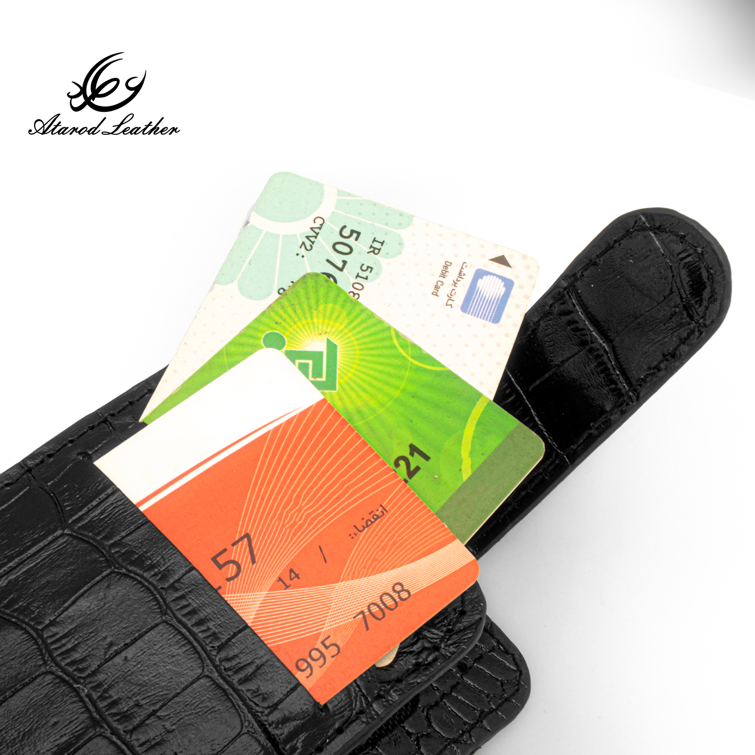 ست هدیه مردانه چرم عطارد مدل چرم طبیعی کد A116