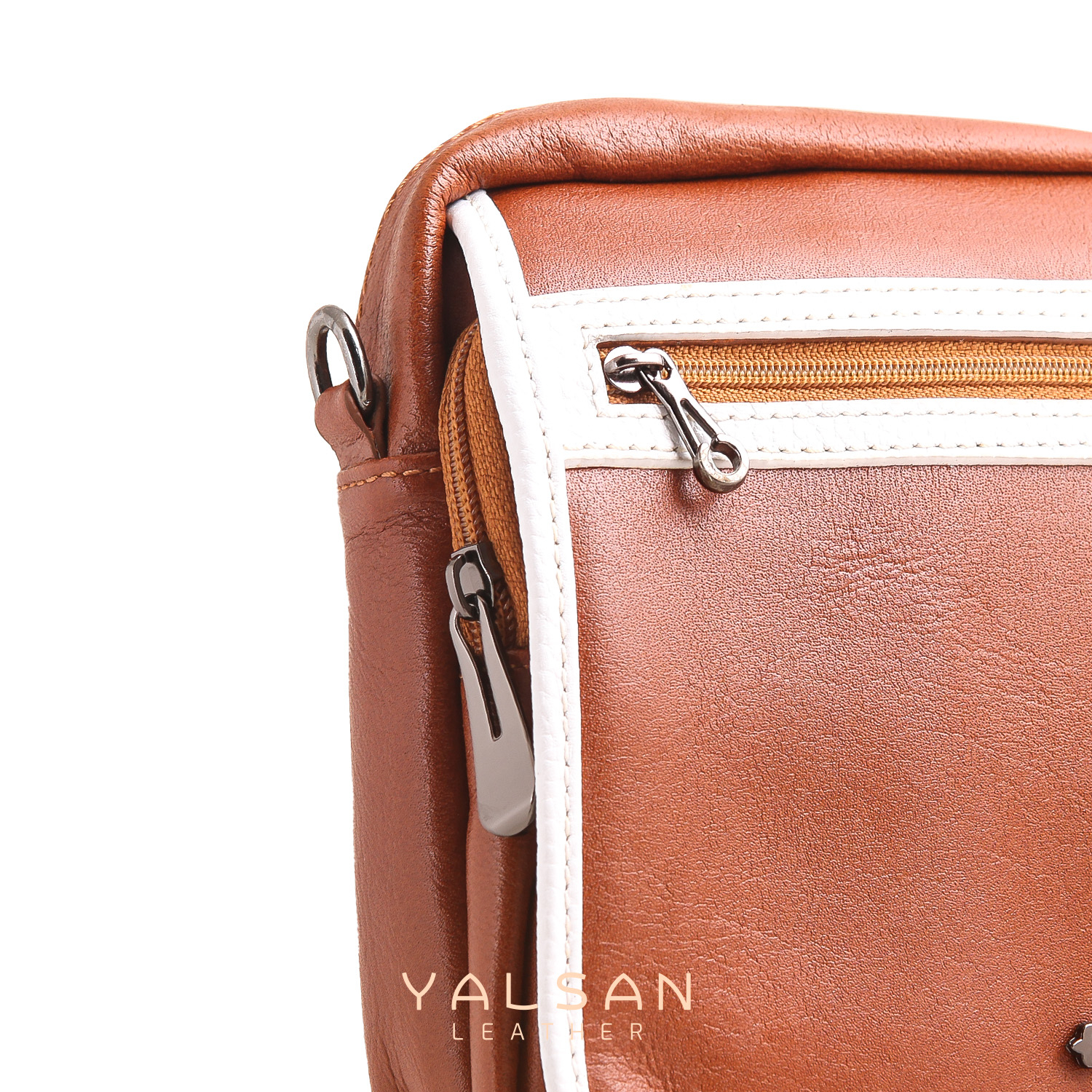 کیف رودوشی مردانه چرم یلسان مدل رهی کد 009-kchk-GF-02