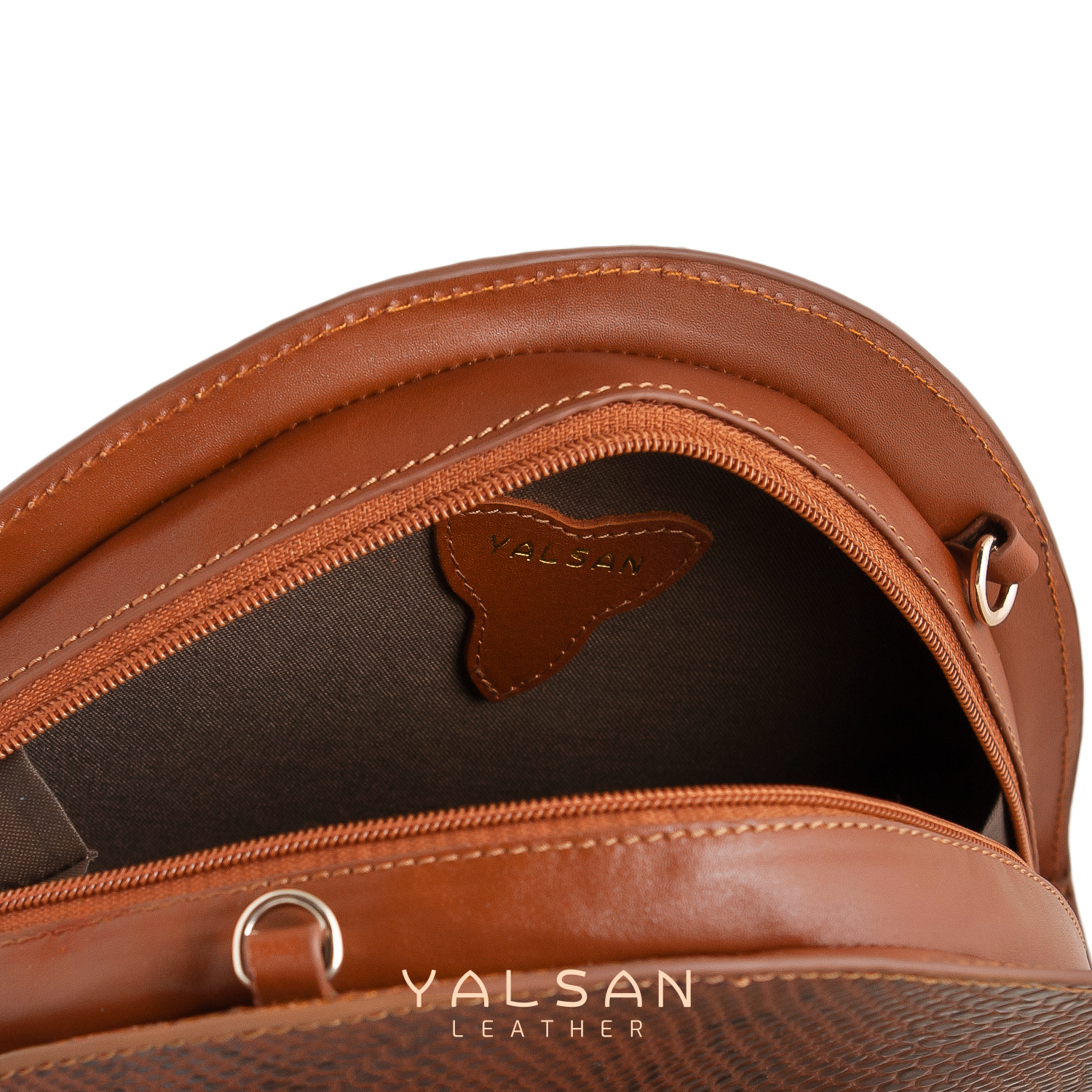 کیف رودوشی زنانه چرم یلسان مدل منیل کد 153-02-MRV