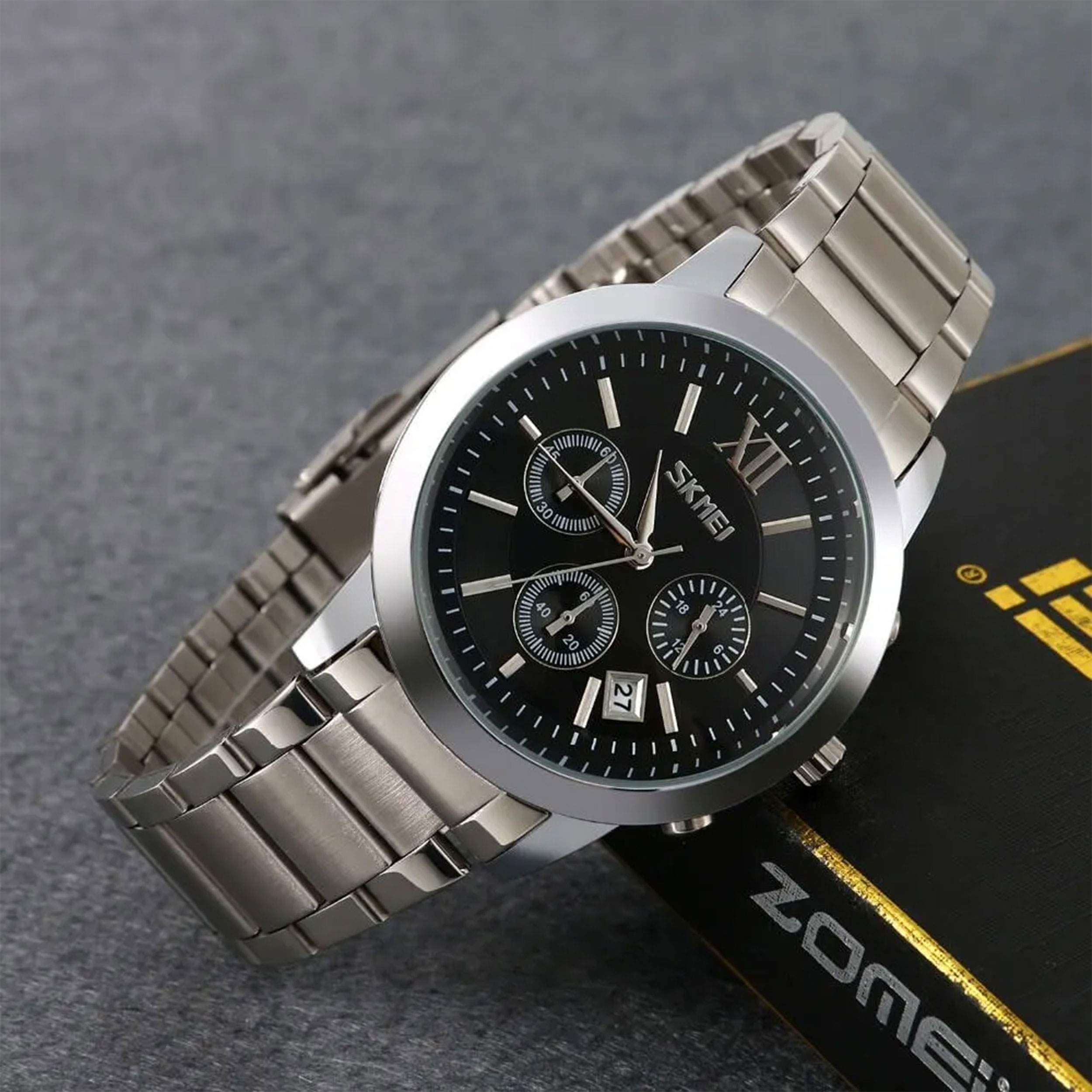 ساعت مچی عقربهای مردانه اسکمی مدل 9097 BK