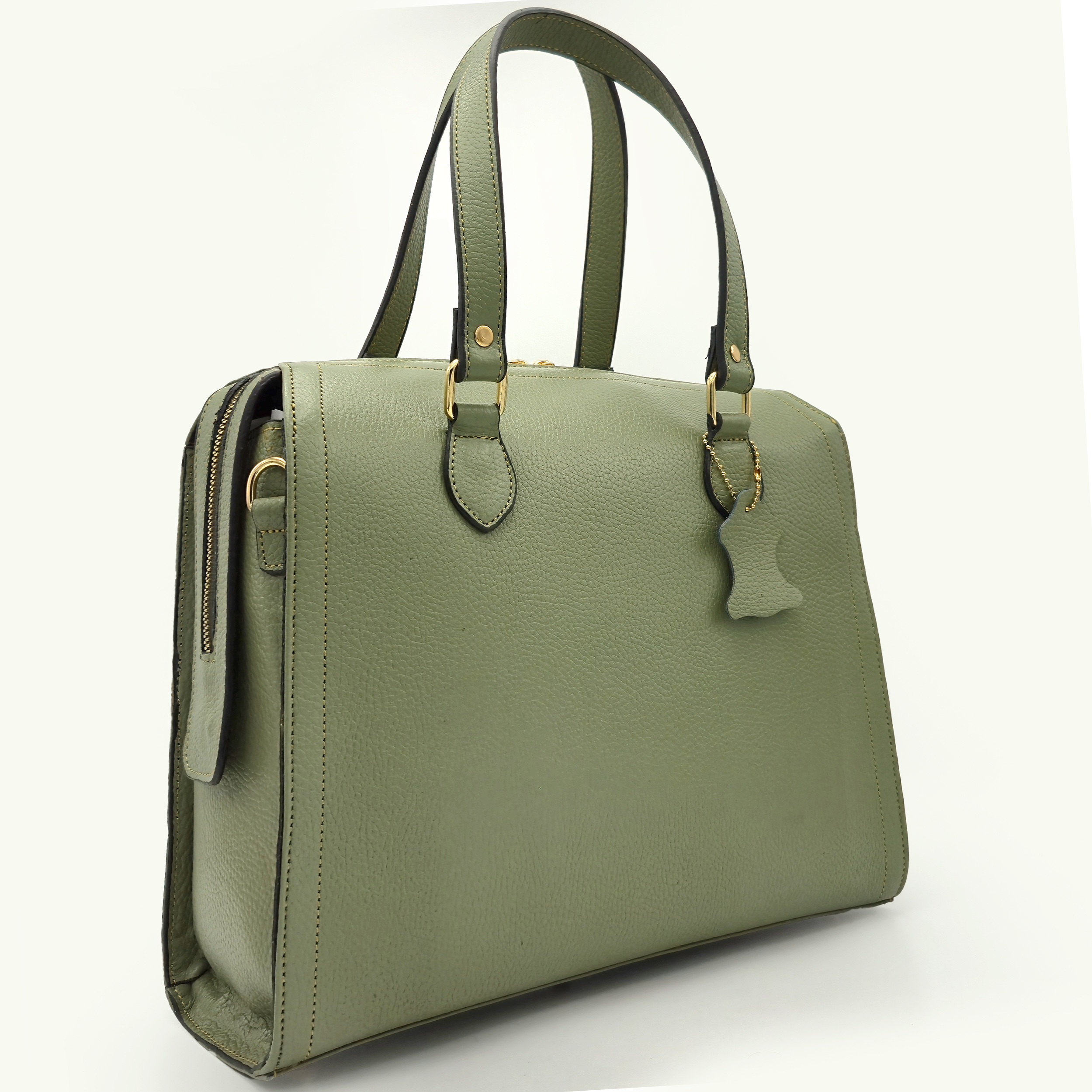 کیف دوشی زنانه مدل چرم طبیعی کد FTH147F