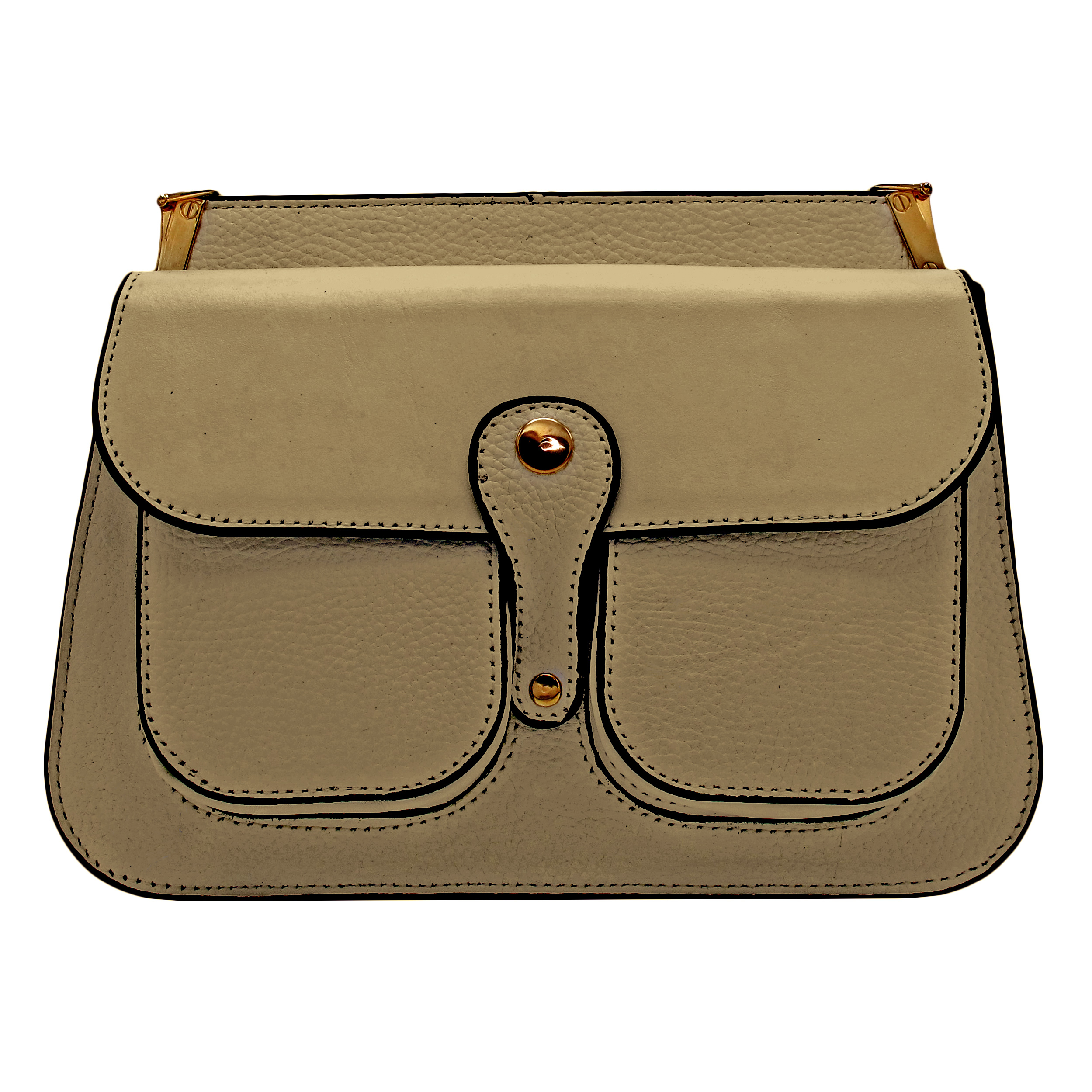 کیف دوشی زنانه مدل چرم طبیعی کد FTH116F