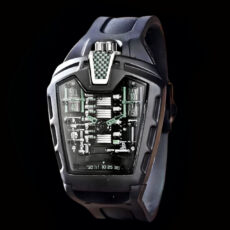 ساعت مچی عقربه‌ای کوارتز مردانه مدل بند پیو طرح موتور ماشین کد 001