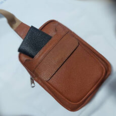 کیف کراس بادی مدل وی-107 چرم طبیعی فلوتر
