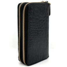 کیف پول چرم آسو مدل کروکو دوزیپ