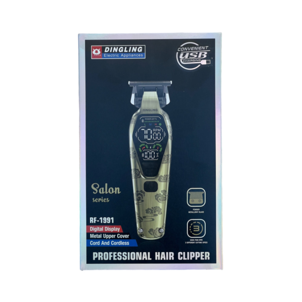 ماشین اصلاح موی سر و صورت شارژی دینگ لینگ مدل RF-1991