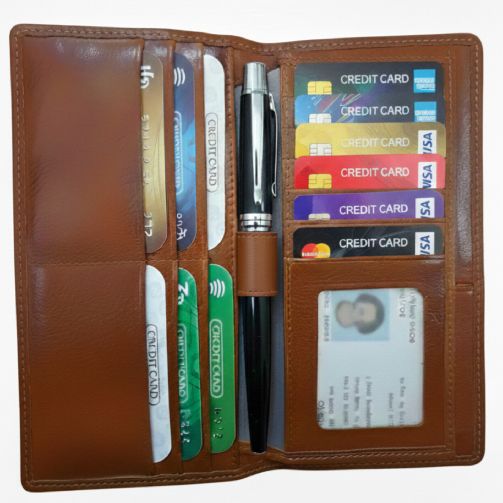 کیف پول مردانه مدل چرم طبیعی کد W501