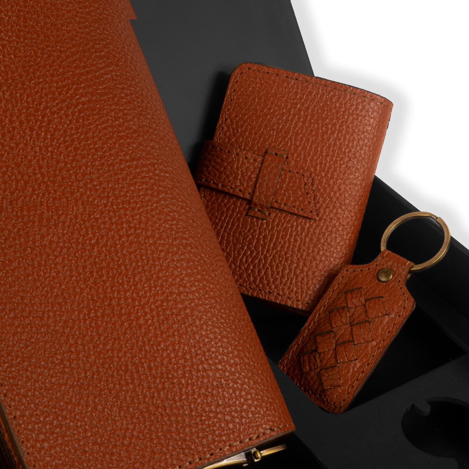 ست هدیه چرم عطارد مدل چرم طبیعی کد A37