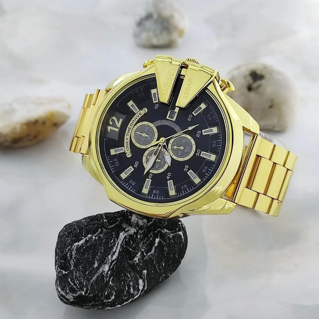 ساعت مچی عقربهای مردانه مدل اسپرت شاخدار کد Dzl 2