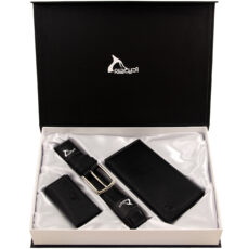 ست هدیه مردانه چرم بارز مدل DS18.nw