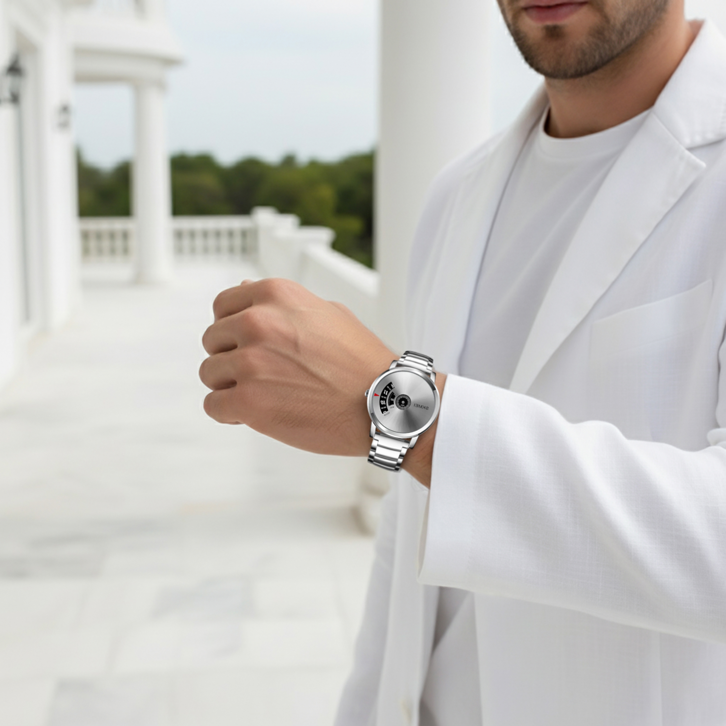 ساعت مچی دیجیتال اسکمی مدل S-1260 slvr