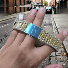 ست ساعت مچی عقربهای کوارتز زنانه و مردانه کاکیو مدل اسپرت لوکس تک موتوره دیت جاست کد Q3