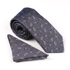 ست کراوات و دستمال جیب مردانه نسن مدل T276