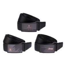 کمربند مردانه مدل ریلی MERI کد 49 بسته 3 عددی