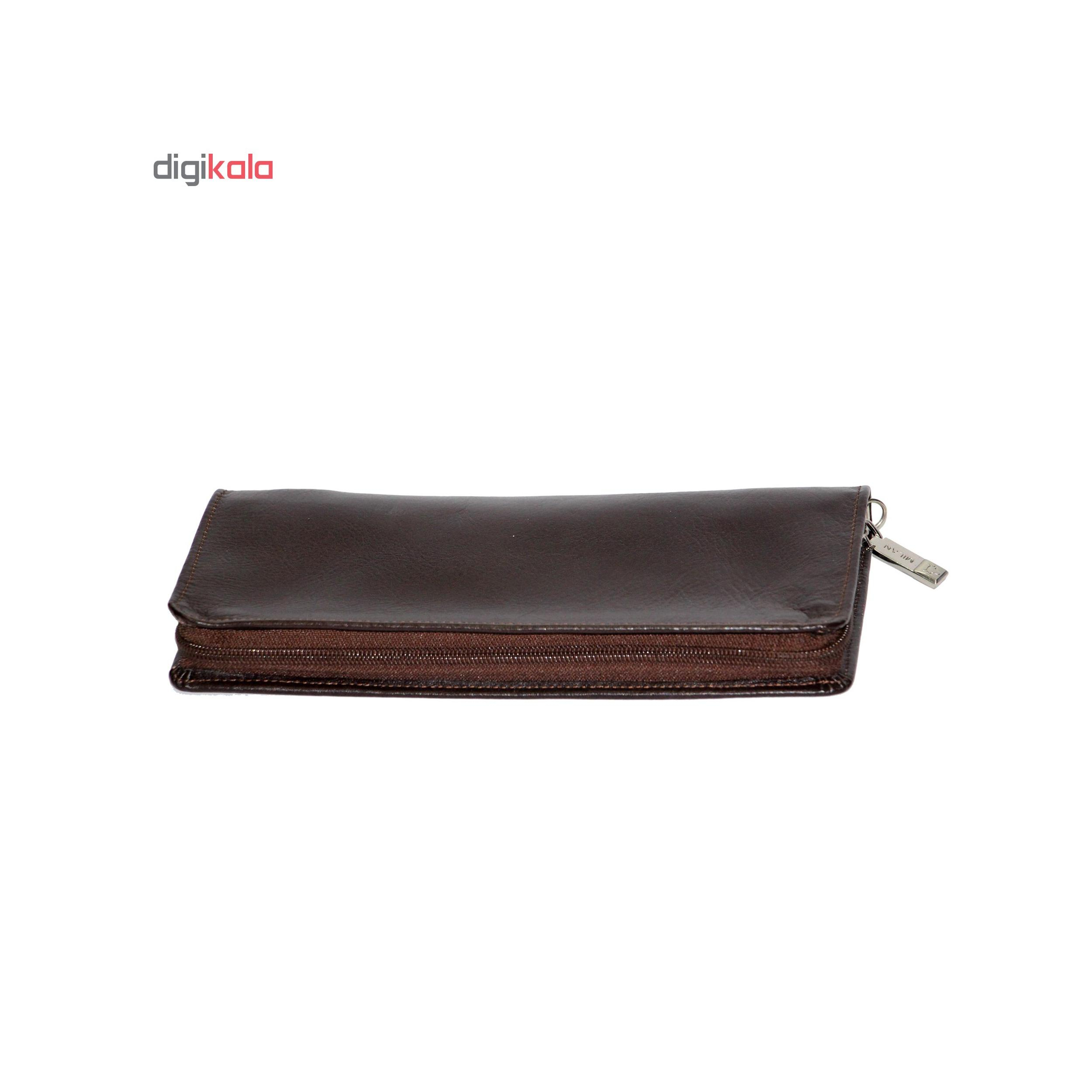 کیف دسته چک چرم بارز مدل DM76
