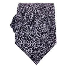 کراوات مردانه مدل الفبای انگلیسی کد 172