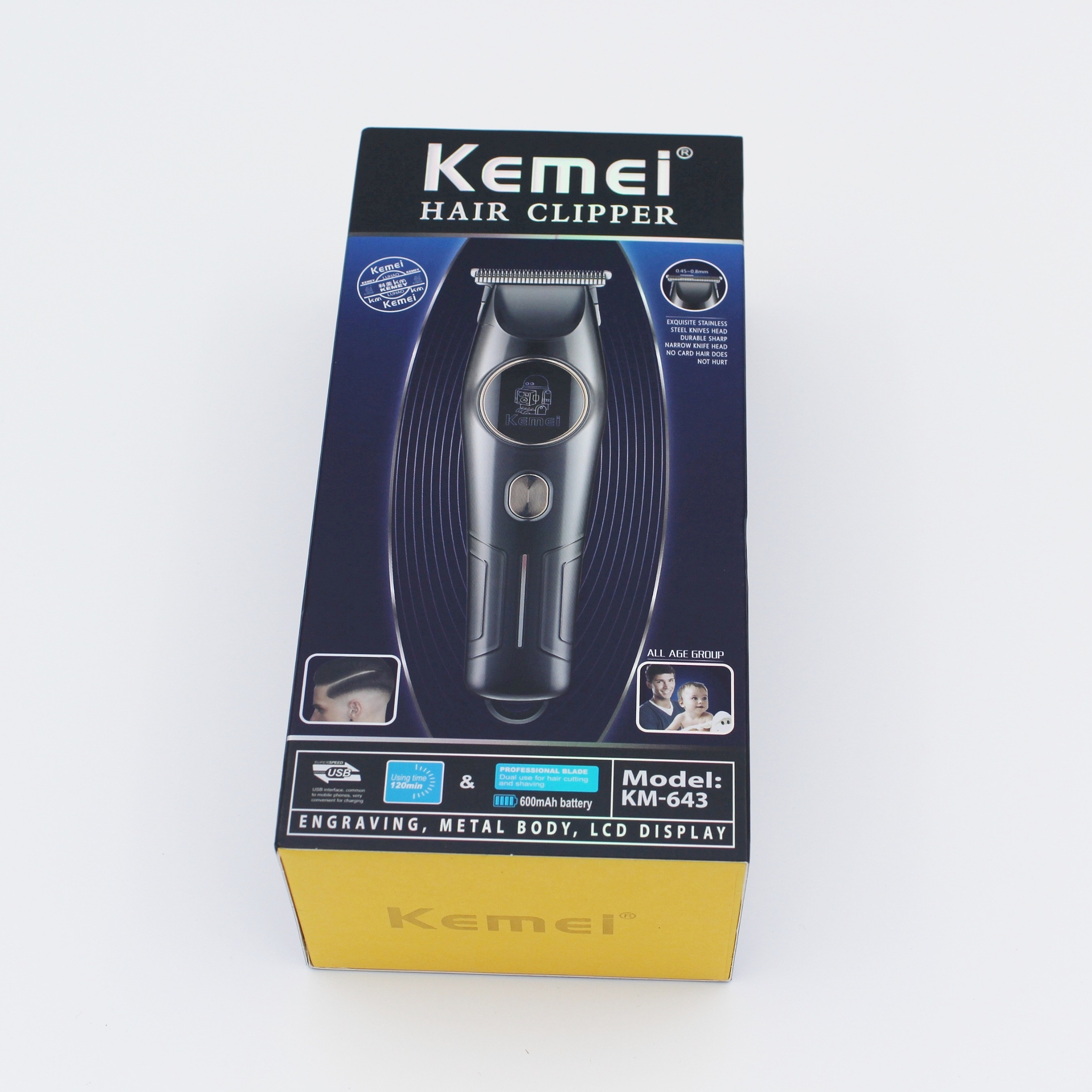 ماشین اصلاح موی سر و صورت کیمی مدل KM-643