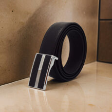 کمربند مردانه چرم کی تی مدل پلاکی کد 750IN700