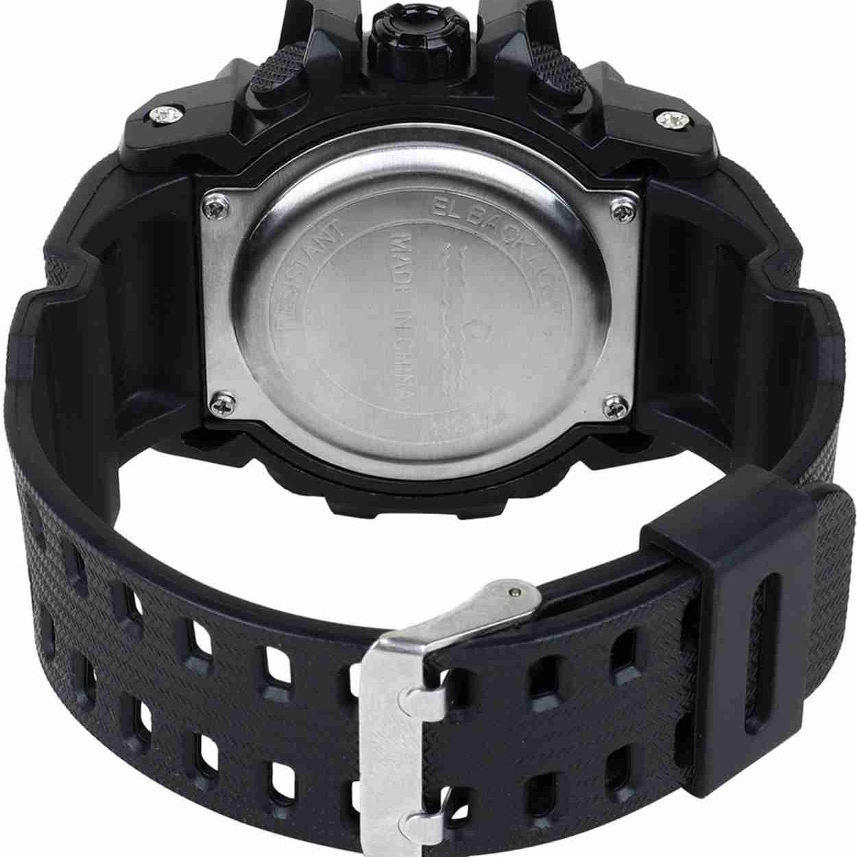 ساعت مچی دیجیتال مدل اسپرت تک زمانه کرنومتر دار کد 3