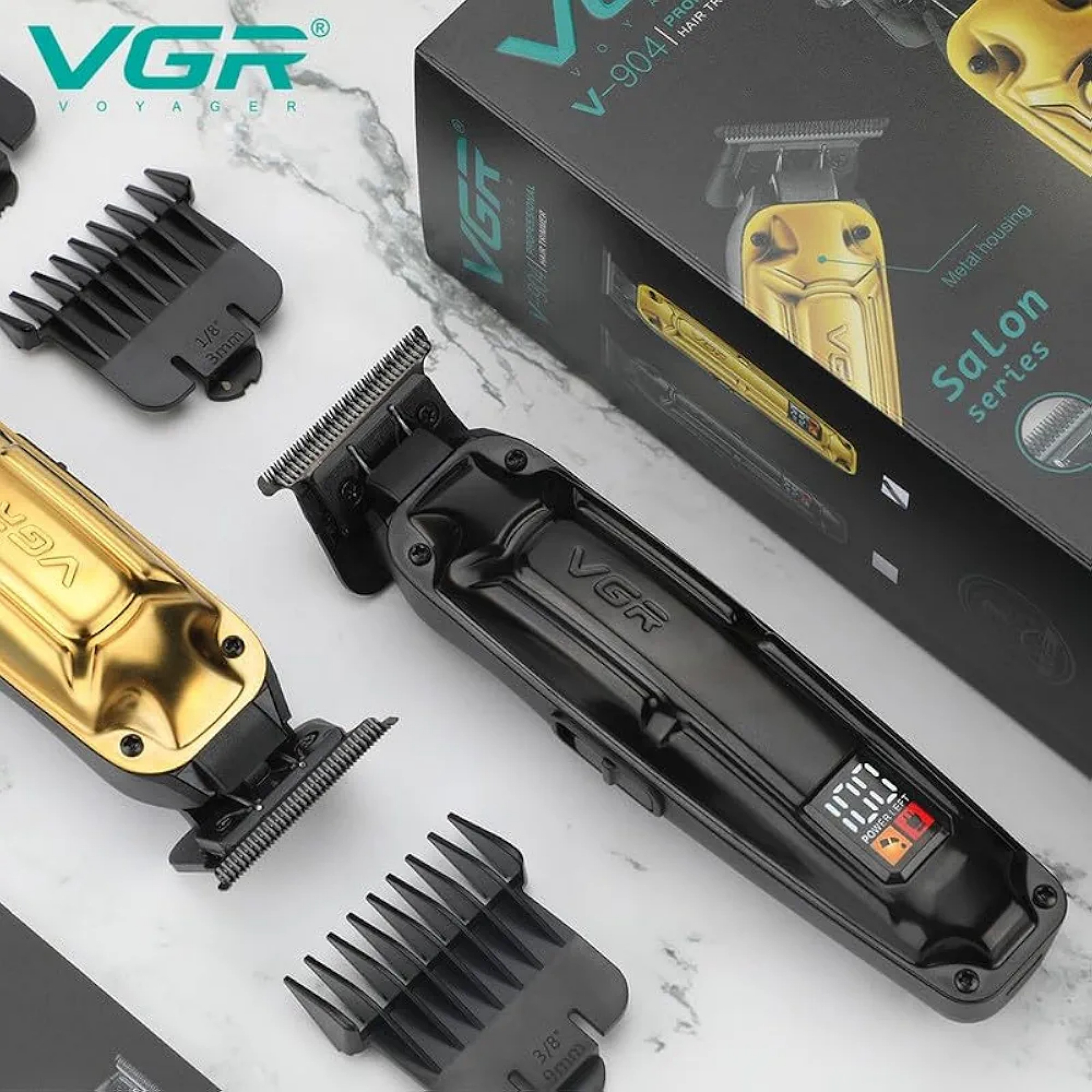 ماشین اصلاح موی سر و صورت وی جی ار مدل V-904