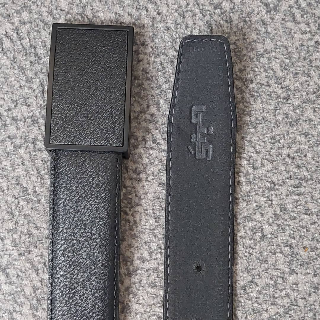 کمربند مردانه کیتی مدل چرم صنعتی پلاکی PRO187.190IN201.700