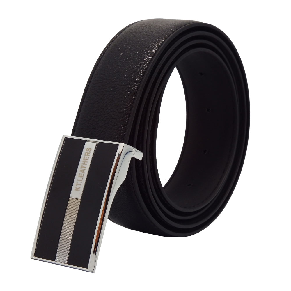 کمربند مردانه چرم کی تی مدل پلاکی کد 750IN700