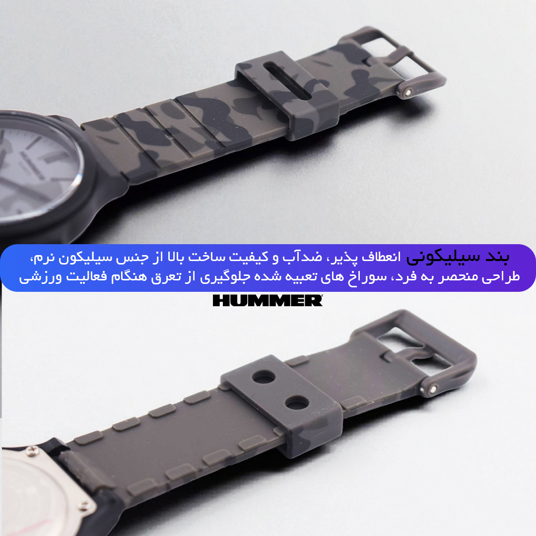 ساعت مچی عقربهای کوارتز مردانه هامر مدل 1100H-C5
