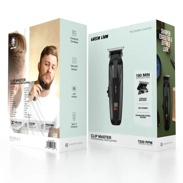ماشین اصلاح موی سر و صورت شارژی گرین لاین مدل Clip Master