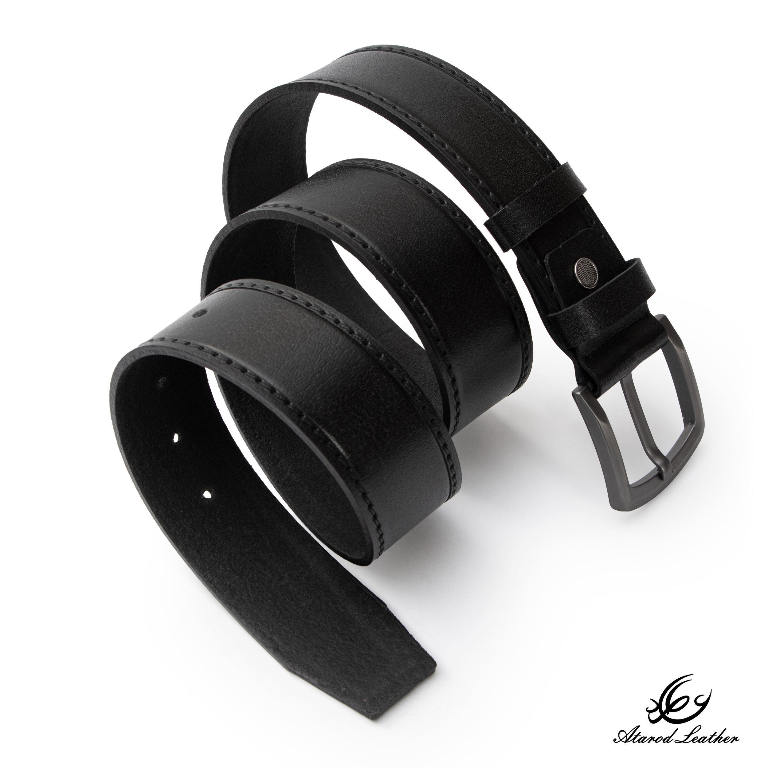 کمربند مردانه چرم عطارد مدل چرم طبیعی کد B78