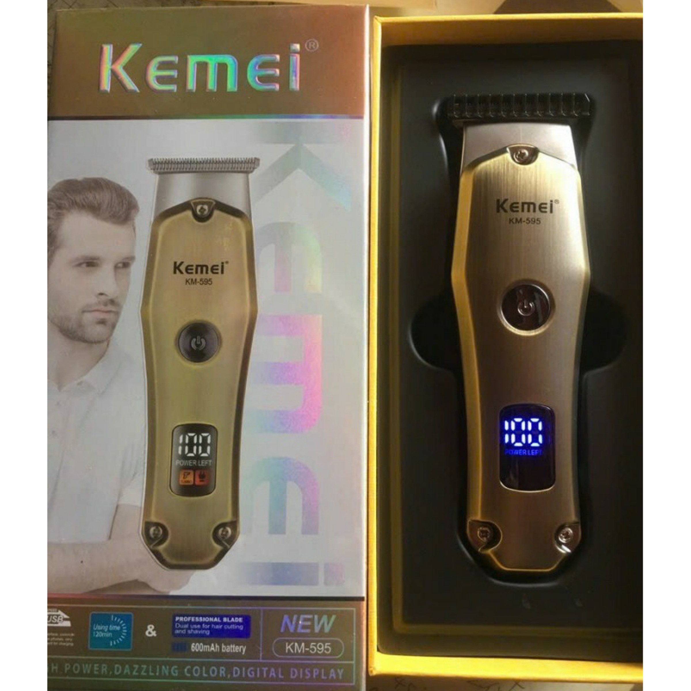 ماشین اصلاح موی سر و صورت کیمی مدل km-595