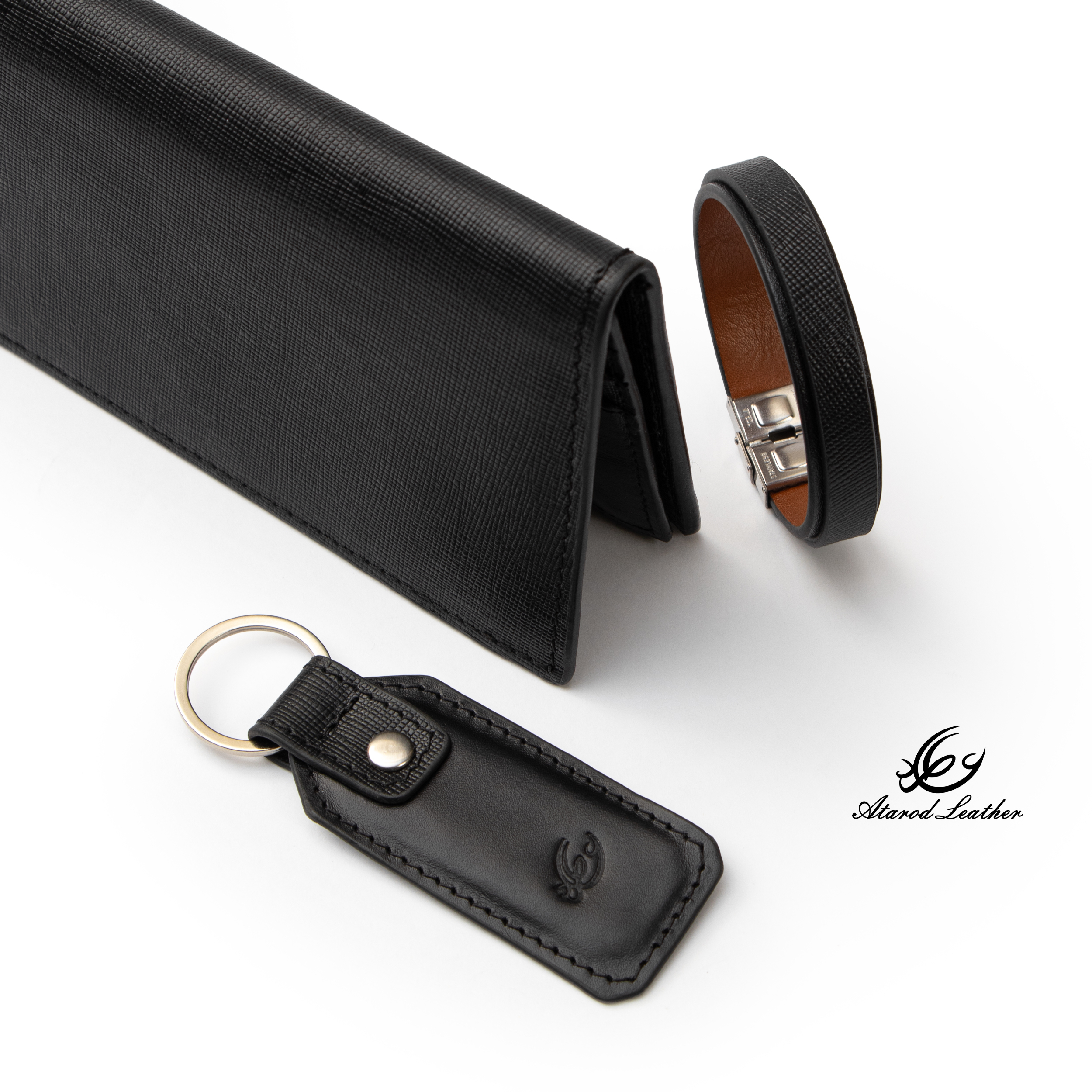 ست هدیه چرم عطارد مدل چرم طبیعی کد A132