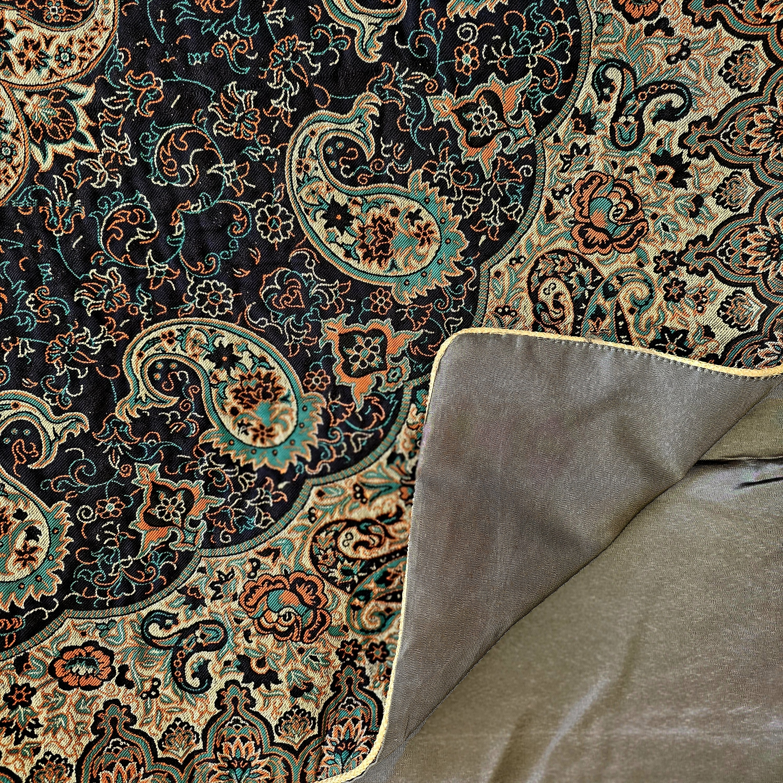 ست هدیه نگارستان نیلی مدل مس و ترمه کد gold24