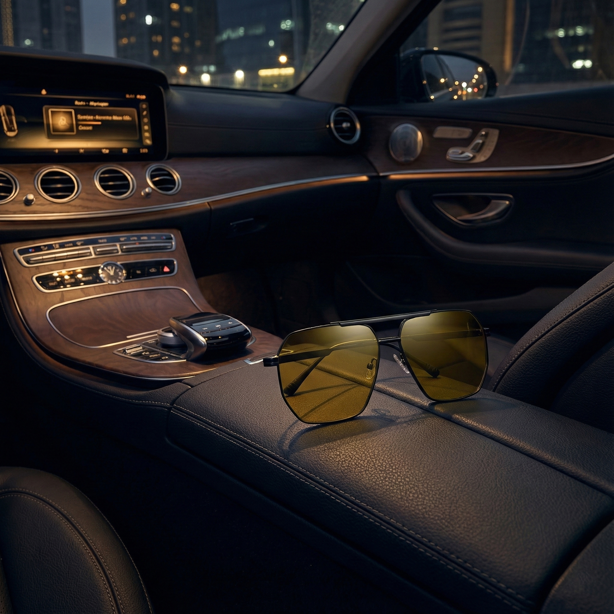 عینک شب خلبانی (Aviator) مدل JS8520C04-P92 Polarized Avantgarde Visionary