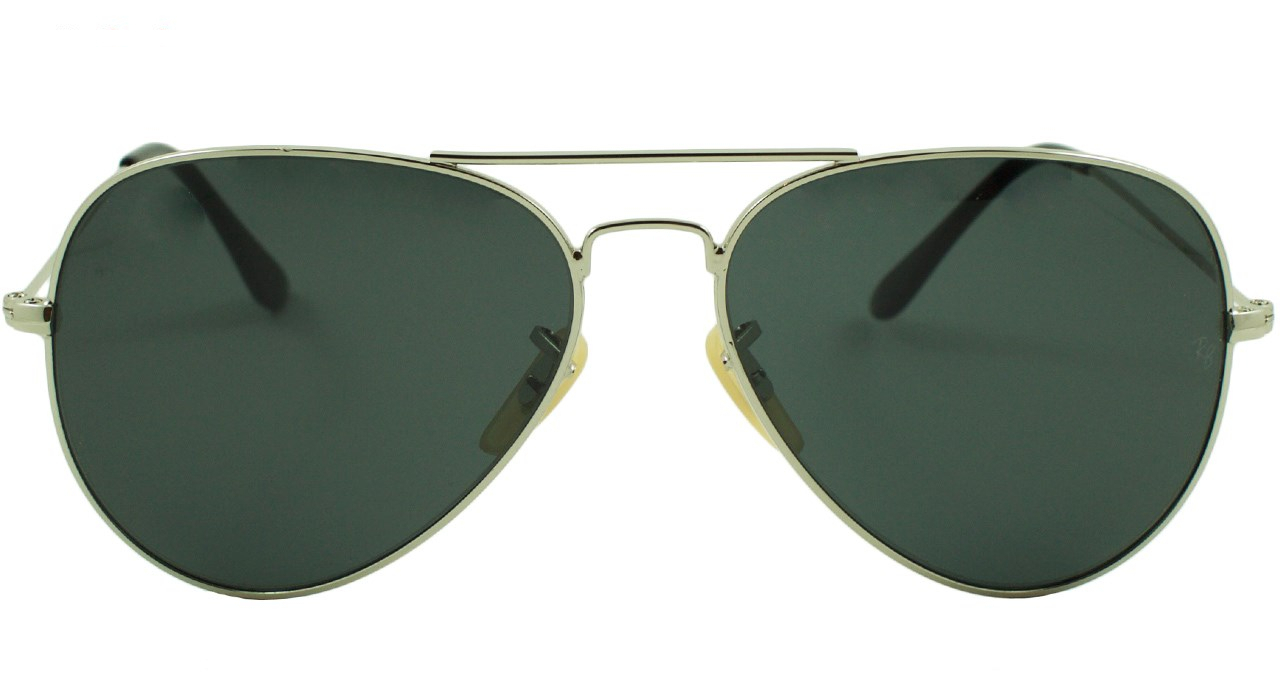 عینک آفتابی خلبانی مدل Aviator Large Metal Silver Grey
