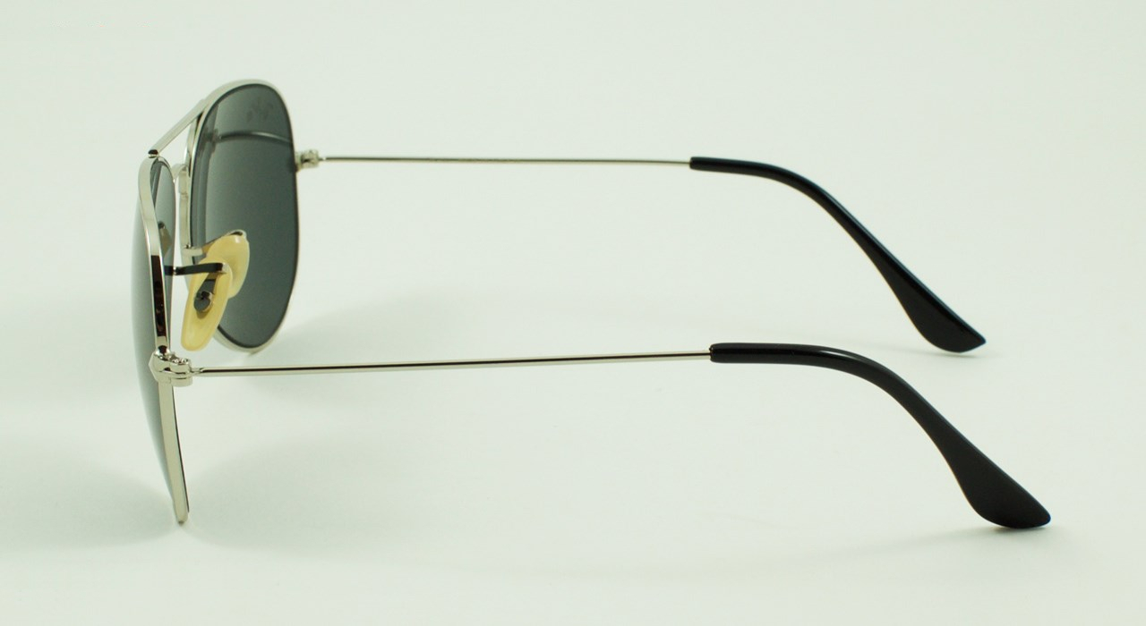 عینک آفتابی خلبانی مدل Aviator Large Metal Silver Grey