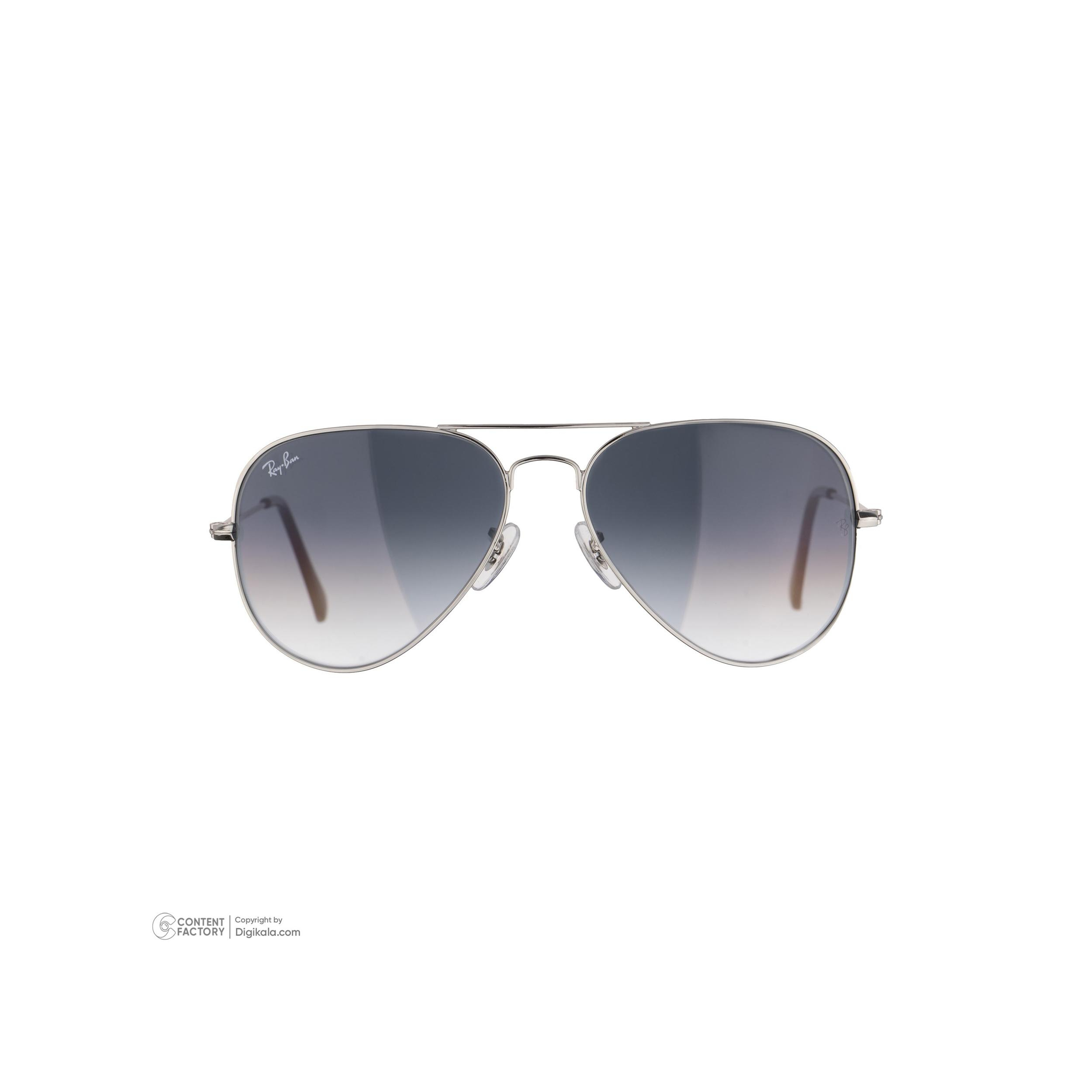 عینک آفتابی خلبانی (Aviator) ری بن مدل 0RB3025-003-32