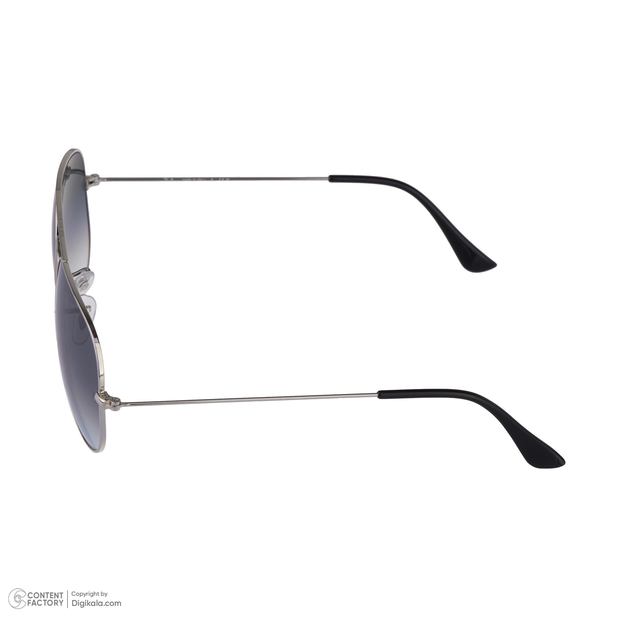 عینک آفتابی خلبانی (Aviator) ری بن مدل 0RB3025-003-32