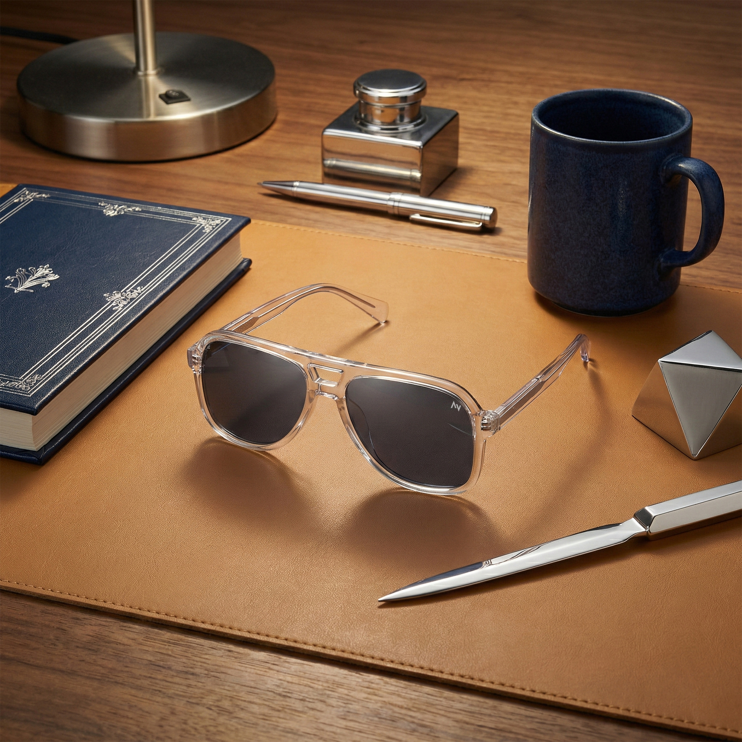 عینک آفتابی خلبانی (Aviator) آلبرت وگ مدل S31117C4 Acetate Avantgarde Visionary